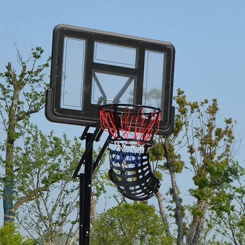 Vista 3 de Sistema de retorno de bola resistente al desgaste de alta resistencia conveniente baloncesto Hoop Ball sistema de retorno para baloncesto negro