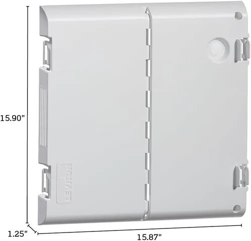 Vista 8 de Leviton Puerta con bisagras ventilada centrada estructurada de 14" solamente, inalámbrica, 49605-14S
