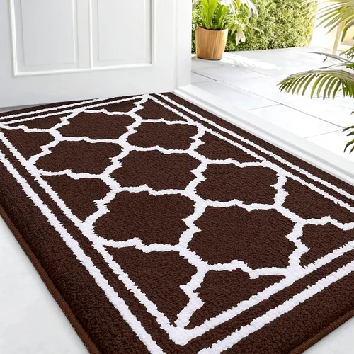 Vista 43 de Buganda Alfombra para Puerta Interior, Tapete Resistente a la Suciedad y Absorbente, Antideslizante, Alfombras de Perfil Bajo para Entrada