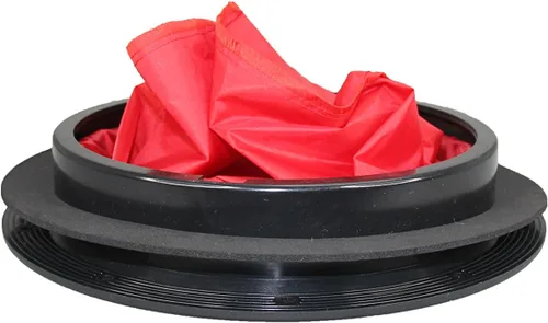 Vista 3 de Pactrade Marine Barco Kayak Canoa Pesca Aparejo Navegación Resistente Plástico Negro 8" Cubierta de escotilla de cubierta impermeable con bolsa