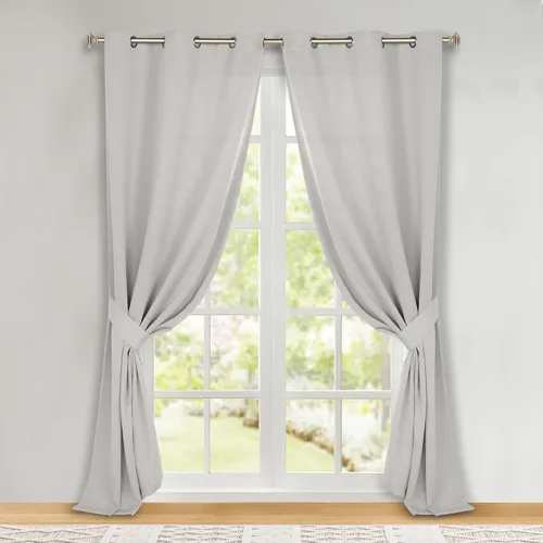 Vista 66 de Superior Cortinas Opacas, Oscurecimiento de Habitación, Dormitorio, Cortinas, Cocina, Acentos de Ventana de Sala de Estar, Bloqueo Solar, Térmico