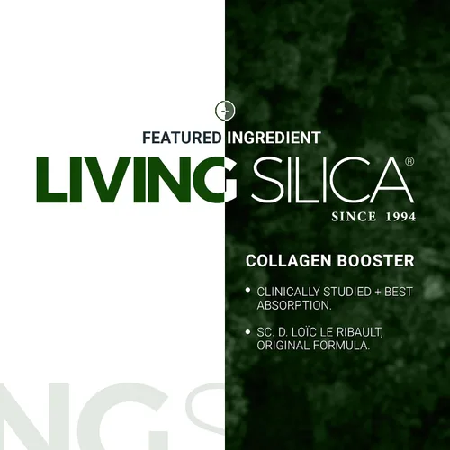 Vista 7 de Living Silica Potenciador de colágeno a base de plantas Potenciador de colágeno vegano Apoya la producción saludable de colágeno y elastina