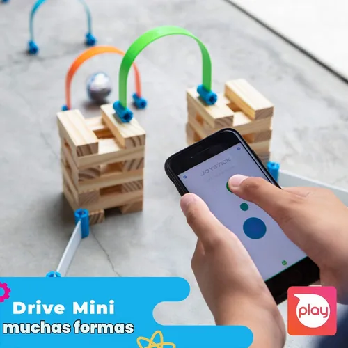 Vista 3 de Kit de actividad Sphero Mini - Robot de codificación habilitado para aplicaciones - Set de construcción de 55 piezas y tarjetas de actividades