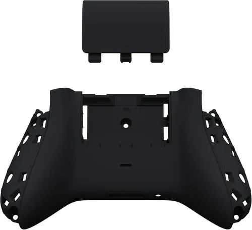 Vista 4 de eXtremeRate Carcasa trasera personalizada para controlador inalámbrico Xbox Core, cubierta de batería de repuesto negra y carcasa inferior