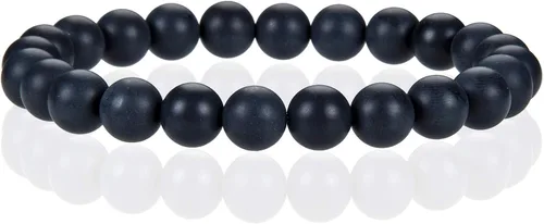 Vista 39 de Colección Cherry Tree - Pulseras de cuentas de gemas para mujeres y hombres, tamaños pequeños, medianos y grandes, cuentas redondas de 8 mm Cuarzo