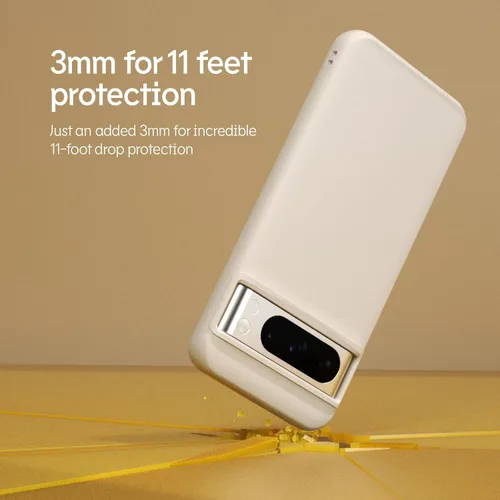 Vista 2 de RhinoShield SolidSuit - Funda compatible con Magsafe para Pixel 8 Pro, diseño delgado absorbente de golpes, con acabado mate de alta calidad