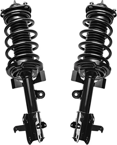 Vista 30 de Detroit Axle - Puntales 4WD para Ford Expedition Lincoln Navigator 1997-2002, 4 puntales completos con muelle helicoidal delantero trasero 1998 1999
