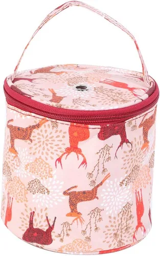 Vista 7 de QANYEGN Bolsa de almacenamiento de hilo, cuchillo portátil, bolsa de almacenamiento de micro ganchillo, para ganchillo, madejas de hilo, alicates