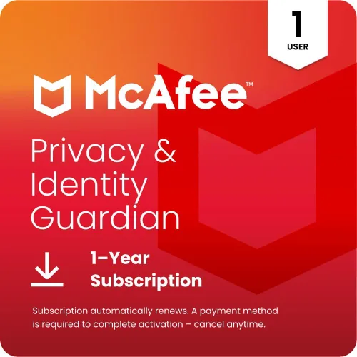Vista 9 de McAfee Software antivirus de seguridad móvil 2026, 1 teléfono móvil Renovación automática