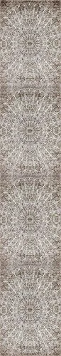 Vista 130 de Sofia, alfombra clásica de diseño abstracto, Polipropileno, Gris oscuro Gris/gris (Dark Gray/Gray)