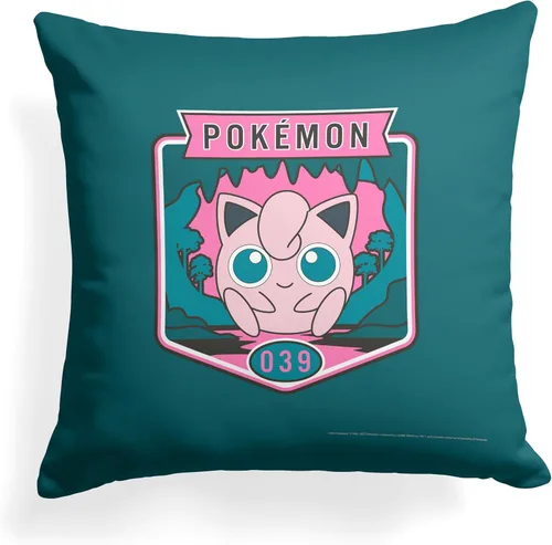 Vista 9 de NORTHWEST Almohada Pokémon, 18 x 18 pulgadas, para salir