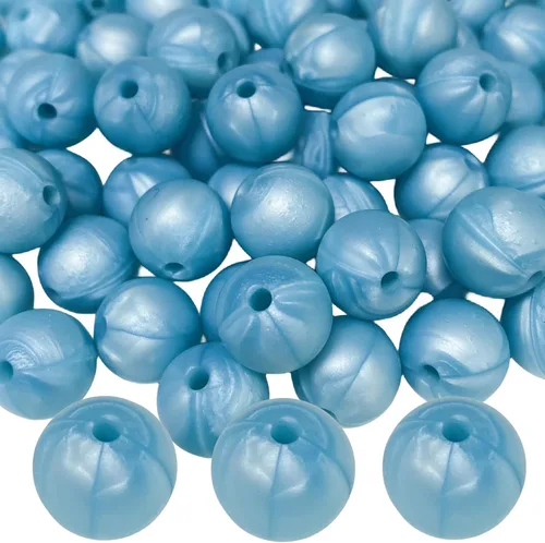 Vista 68 de Abalorios de silicona, 120 piezas de 6 mm abalorios redondos de silicona para hacer llaveros, pulseras, collares, aretes, joyas, manualidades DIY