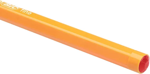 Vista 5 de BIC Bolígrafos finos naranjas punta fina 0031in tinta roja caja de 20 bolígrafos de escritura con tinta de larga duración