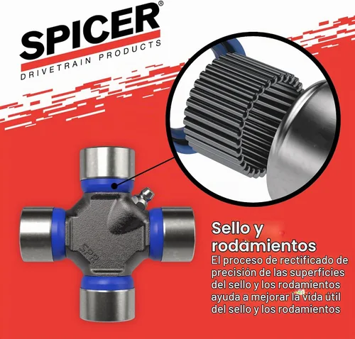 Vista 8 de Spicer 5-160X kit de junta universal cruz