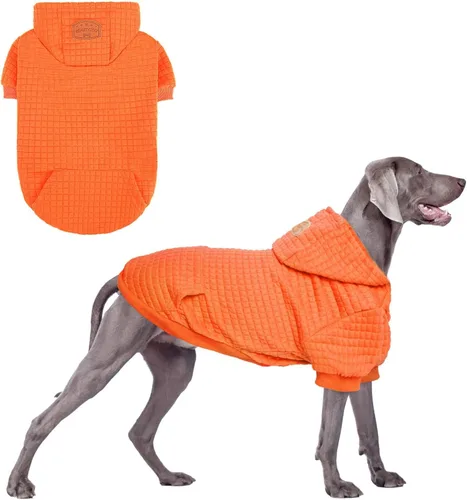 Vista 76 de BEAUTYZOO - Sudadera con capucha para perros con agujero para correa y bolsillo, suéteres para perros pequeños, medianos y grandes, niños y niñas