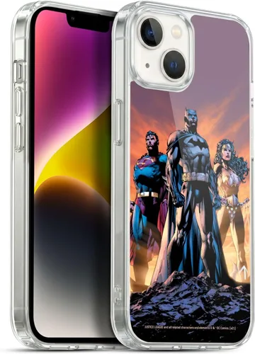 Vista 14 de Head Case Designs Funda de gel con licencia oficial de la Liga de la Justicia DC Comics #10 Darkseid War Comic Book Cover