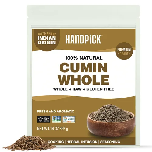Vista 39 de HANDPICK Ajwain Seeds - Semillas enteras de Carom (14 onzas), veganas, sin gluten, sin OMG, obispos de carom crudas, origen indio, empaquetadas
