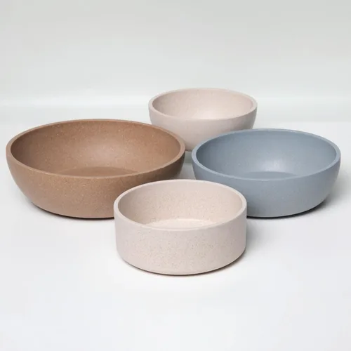 Vista 5 de Loving Pets - Dolce Bamboo - Cuencos y platos ecológicos de bambú para mascotas para perros, gatos, cuenco de comida y agua para cachorros