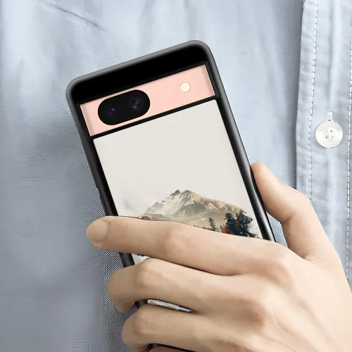 Vista 4 de Funda compatible con Google Pixel 8A, diseño de oso de bosque de otoño, diseño increíble a prueba de golpes, antiarañazos, carcasa trasera