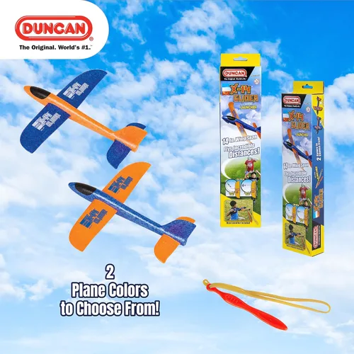 Vista 6 de Duncan Planeador X-14 - Naranja con alas azules