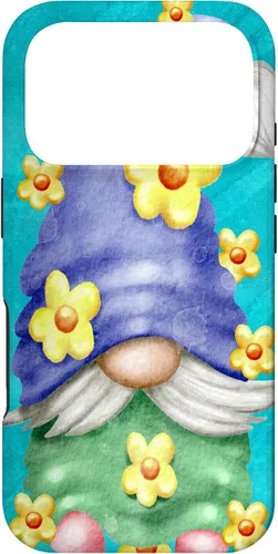 Vista 30 de Floral Spring Gnome for Garden Mom and Summer Cute Flower Case for iPhone 17