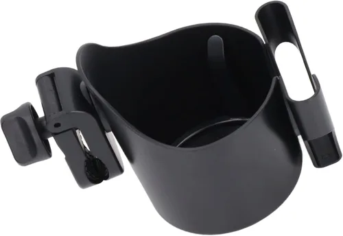 Vista 7 de Portavasos universal para cochecito de bebé, 2 en 1, con soporte para teléfono celular para exteriores