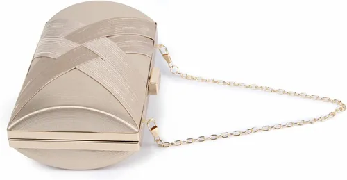 Vista 5 de Lanpet Bolsos de mano de noche para mujer, de satén, de seda, con colgante de borla