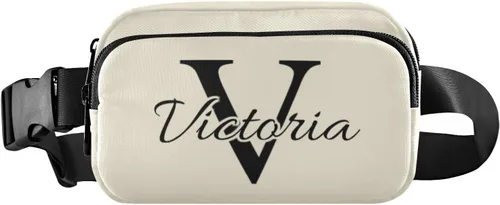 Vista 24 de Riñoneras personalizadas para mujeres y hombres, bolsa de cinturón personalizada con correa ajustable, riñoneras de moda, bolsa cruzada para la #01
