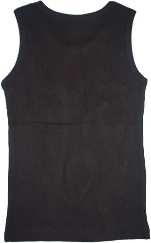 Vista 7 de Studio 3 Paquete económico de camisetas sin mangas de punto acanalado para niños pequeños y grandes, camisetas de cuello redondo para uso diario