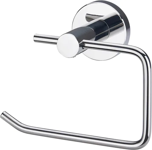 Vista 8 de Pulido negro mate del alto grado del tenedor del papel higiénico del acero inoxidable del brazo abierto, instalaciones del cuarto de baño montadas