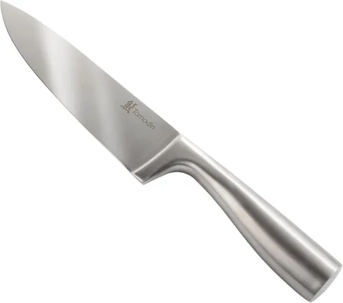 Vista 12 de BambooMN Auténtico cuchillo de chef chino para carne, 3 piezas Surtido de 3 tamaños
