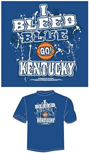 Vista 7 de Univ. De Kentucky I Bleed Blue - GO Kentucky! Camiseta, talla XL.