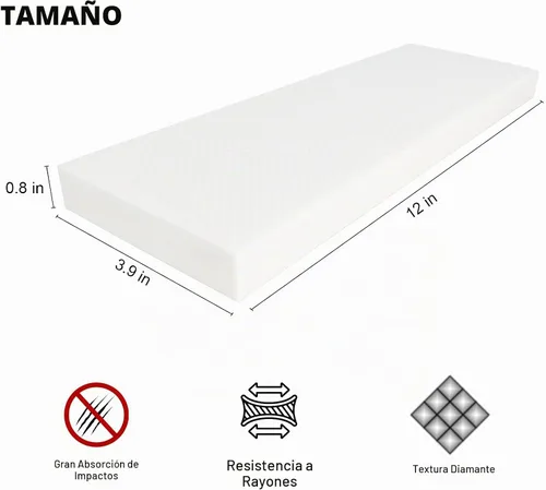 Vista 3 de Protector de pared de garaje, paquete de 2 protectores de parachoques para puerta de automóvil, autoadhesivos, protección de espuma para pared