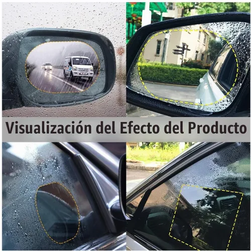 Vista 4 de 4 unidades de película para espejo retrovisor de coche, película impermeable para espejo lateral, película resistente a la lluvia, nano HD