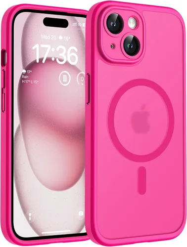 Vista 238 de TOCOL Funda para iPhone 11, compatible con Magsafe, protección completa de cámara, imanes integrados, protección contra caídas, funda translúcida