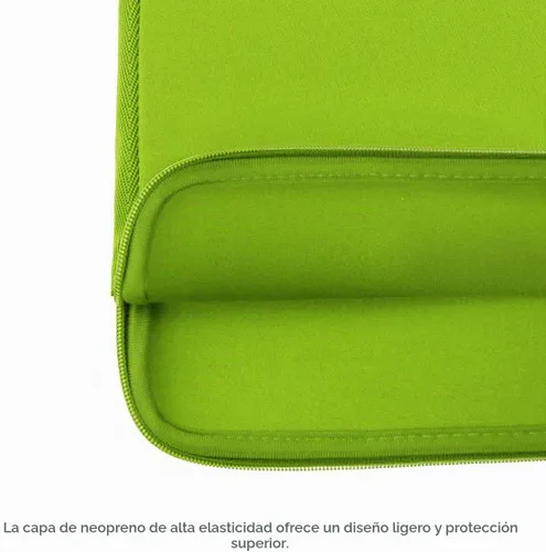 Vista 4 de Arvok - Funda o bolso de neopreno resistente al agua para computadora personal Bamboo verde