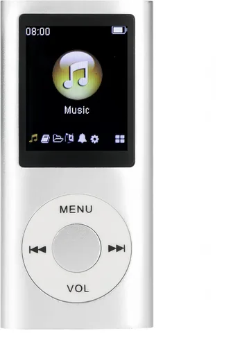 Vista 10 de Reproductor de MP3, elegante reproductor de música portátil sin pérdida con auriculares, compatible con tarjeta de memoria 64G, apagado del sueño