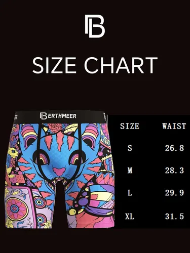 Vista 5 de Calzoncillos tipo bóxer para hombre Ropa interior para hombre Calzoncillos bóxer para hombre Calzoncillos bóxer para niños Absorbe la humedad
