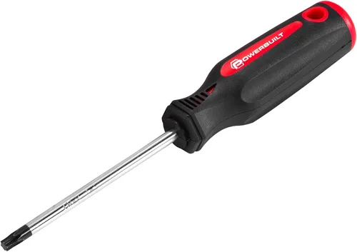 Vista 4 de Powerbuilt 646170 - Destornillador ranurado de 1/4 pulgadas x 1-1/2 pulgadas, destornillador de punta magnetizada, mango de inyección doble, acero