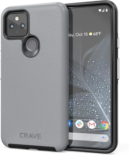Vista 52 de Crave Funda para Pixel 5, Funda de la Serie de Protección Dual Guard para Google Pixel 5 - Aqua