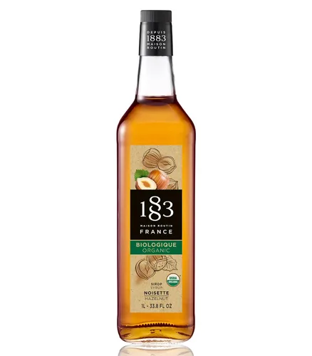 Vista 49 de 1883 Jarabe de Amaretto para bebidas, fabricado en Francia, botella de plástico de 1 litro