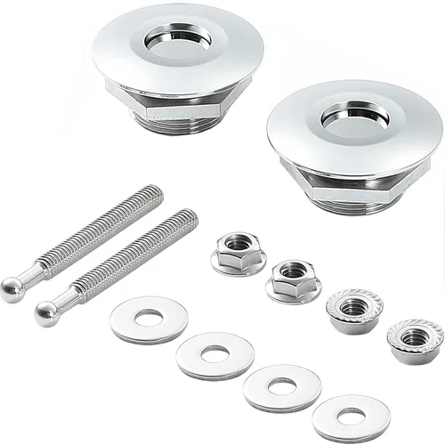 Vista 7 de STETION - Kit de cierre de liberación rápida para parachoques, capó, placa de matrícula de automóvil, 1.25 pulgadas de diámetro, aleación