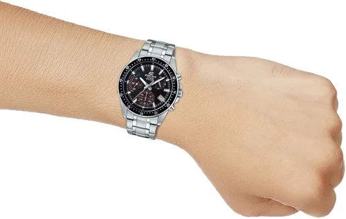 Vista 5 de Casio Edifice EFV540D-1A - Reloj de pulsera para hombre (mecanismo de cuarzo), color negro