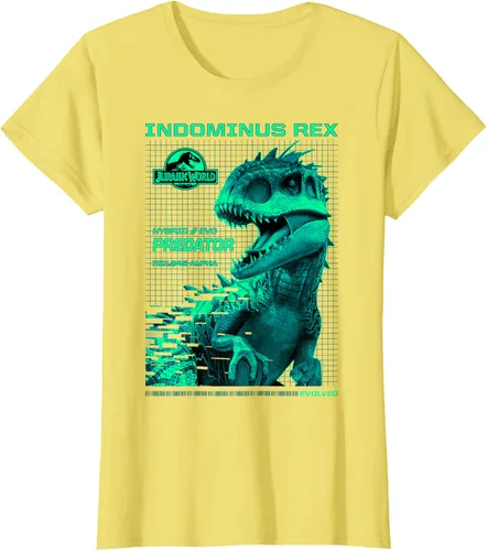Vista 42 de Jurassic World Indominus Rex Hybrid Predator T-Shirt Small Negro