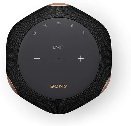 Vista 3 de Sony SRS-RA3000 360 Reality Audio Wifi/Altavoz inalámbrico Bluetooth, funciona con Alexa y Google Assistant, color negro
