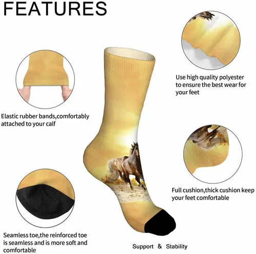 Vista 3 de Pehede Calcetines unisex divertidos, regalos para mujeres y hombres