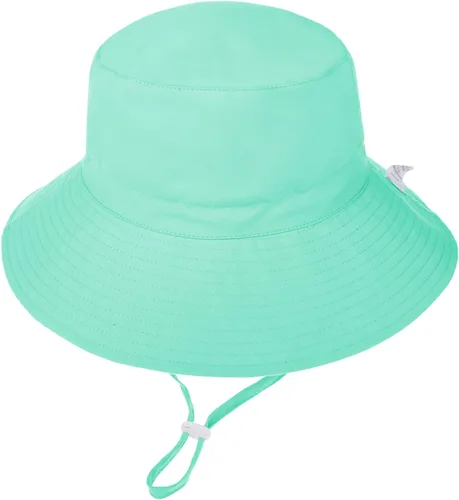 Vista 3 de Sombrero de sol para bebé, gorra ajustable para playa, verano, UPF 50+ para bebé, niña y niño