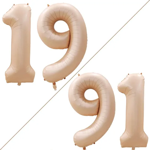 Vista 370 de Goer, conjunto de globos de papel aluminio para decoraciones de cumpleaños, globos de las letras de feliz cumpleaños y de números Oro