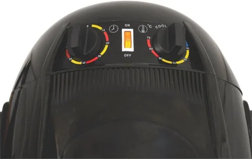 Vista 5 de Secador de pelo vertical profesional estilo salón con altura ajustable, temporizador y ajustes de calor variables para un secado uniforme