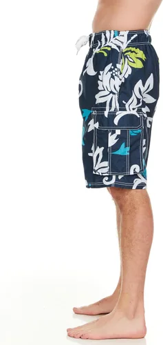 Vista 3 de Kanu Surf Men's Barracuda Swim Trunks (Regular & Extended Sizes)